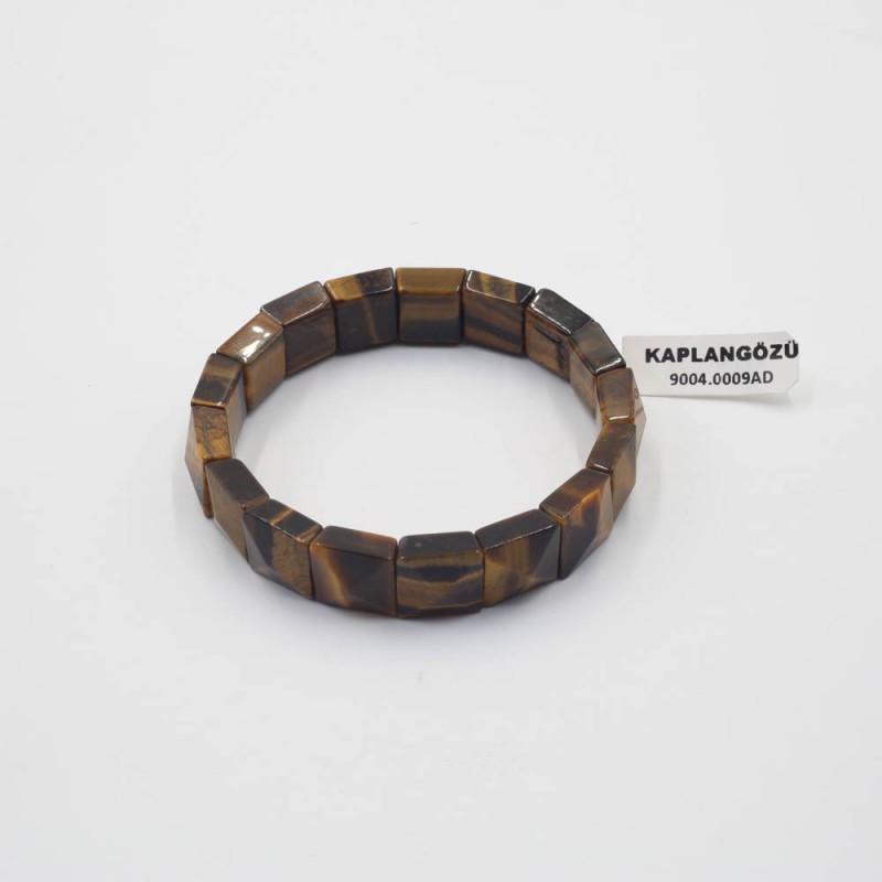 Барын нүд (Tiger's Eye) чулуун бугуйвч 12*12 мм