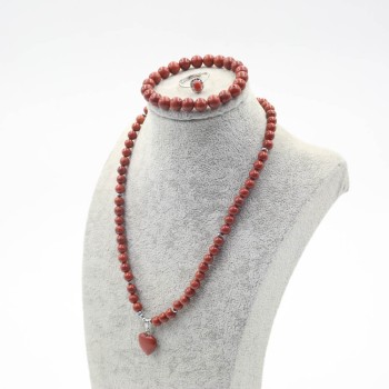 Улаан хас / Red Jasper / чулуун иж бүрдэл