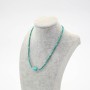 Оюу / Turquoise / чулуун  зүүлт  2 мм, 11×14 мм кулонтой