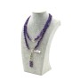 Аметист  /Amethyst/ чулуун эрхи  8 мм /талсттай/